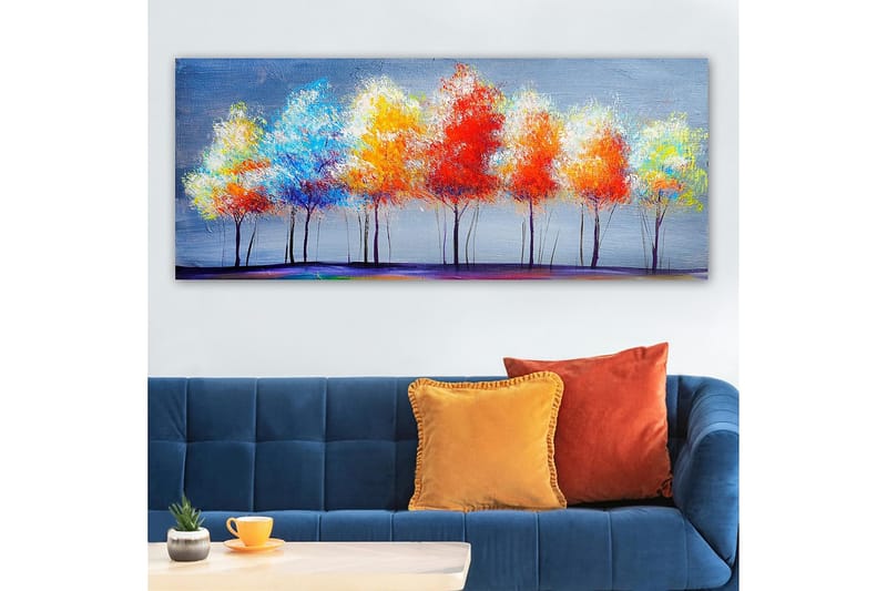 CANVASTAVLA YTY Floral & Botanical Flerfärgad 120x50 cm - Inredning & dekor - Tavlor & konst - Canvastavla