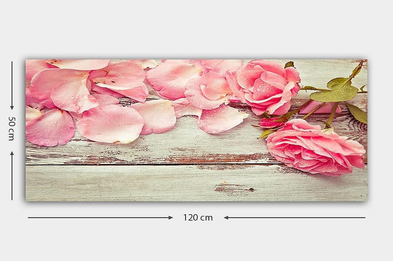 CANVASTAVLA YTY Floral & Botanical Flerfärgad 120x50 cm - Inredning & dekor - Tavlor & konst - Canvastavla
