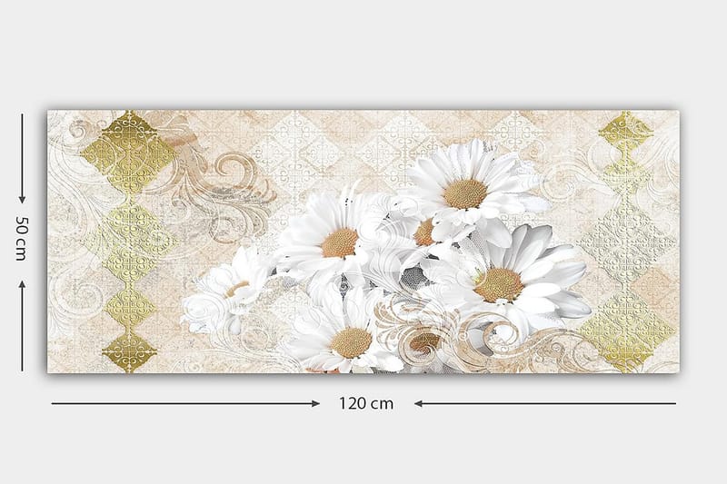 CANVASTAVLA YTY Floral & Botanical Flerfärgad 120x50 cm - Inredning & dekor - Tavlor & konst - Canvastavla