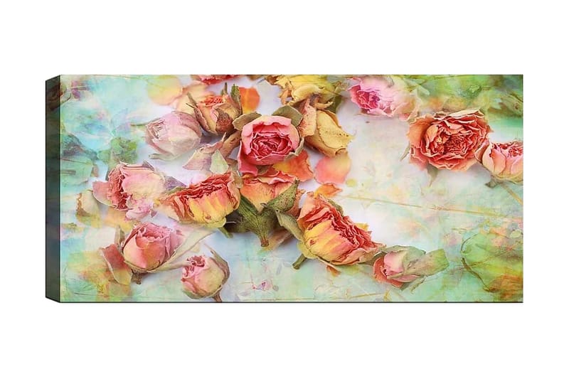 CANVASTAVLA YTY Floral & Botanical Flerfärgad 120x50 cm - Inredning & dekor - Tavlor & konst - Canvastavla