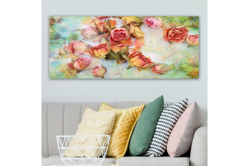 CANVASTAVLA YTY Floral & Botanical Flerfärgad 120x50 cm - Inredning & dekor - Tavlor & konst - Canvastavla