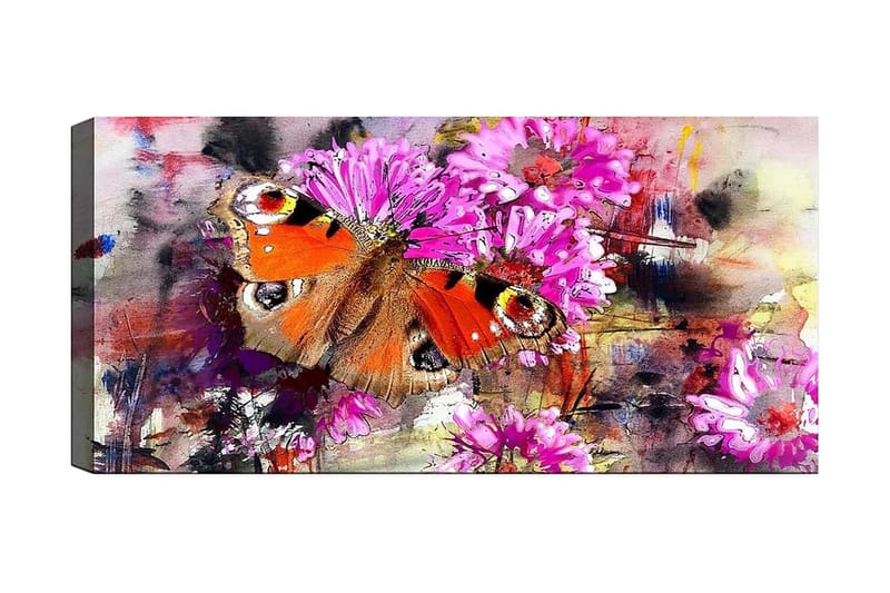 CANVASTAVLA YTY Floral & Botanical Flerfärgad 120x50 cm - Inredning & dekor - Tavlor & konst - Canvastavla
