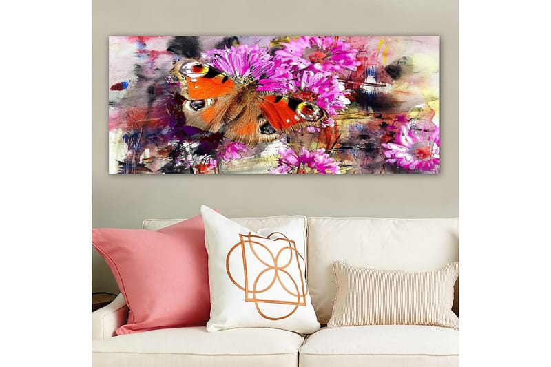 CANVASTAVLA YTY Floral & Botanical Flerfärgad 120x50 cm - Inredning & dekor - Tavlor & konst - Canvastavla