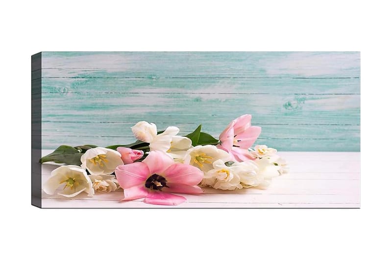 CANVASTAVLA YTY Floral & Botanical Flerfärgad 120x50 cm - Inredning & dekor - Tavlor & konst - Canvastavla