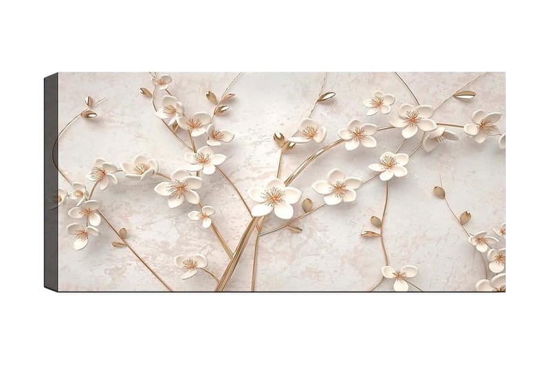 CANVASTAVLA YTY Floral & Botanical Flerfärgad 120x50 cm - Inredning & dekor - Tavlor & konst - Canvastavla