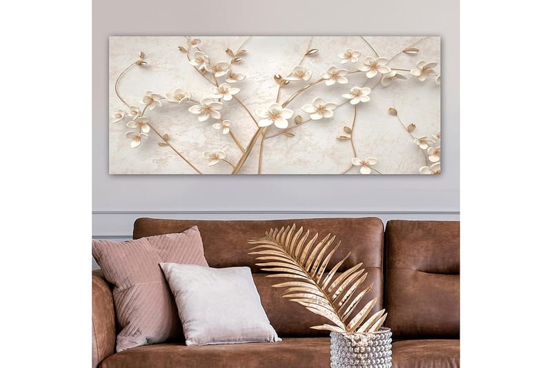 CANVASTAVLA YTY Floral & Botanical Flerfärgad 120x50 cm - Inredning & dekor - Tavlor & konst - Canvastavla