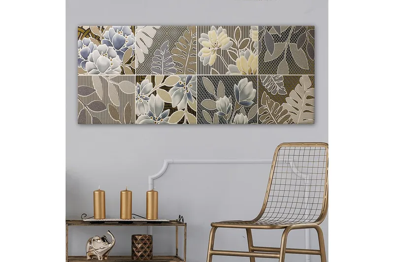 Canvastavla YTY Floral & Botanical Flerfärgad - 120x50 cm - Inredning & dekor - Tavlor & konst - Canvastavla