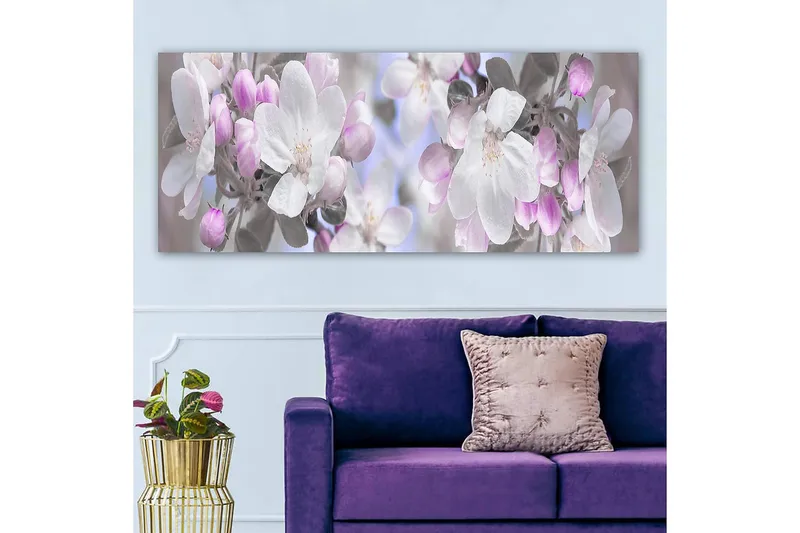 Canvastavla YTY Floral & Botanical Flerfärgad - 120x50 cm - Inredning & dekor - Tavlor & konst - Canvastavla