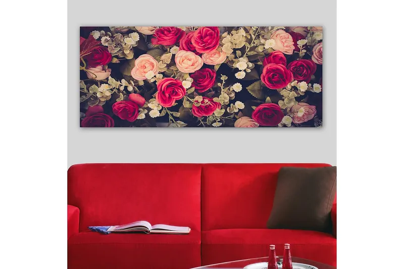 Canvastavla YTY Floral & Botanical Flerfärgad - 120x50 cm - Inredning & dekor - Tavlor & konst - Canvastavla
