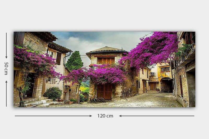 Canvastavla YTY Floral & Botanical Flerfärgad - 120x50 cm - Inredning & dekor - Tavlor & konst - Canvastavla