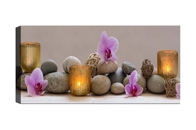 Canvastavla YTY Floral & Botanical Flerfärgad, 120x50 cm