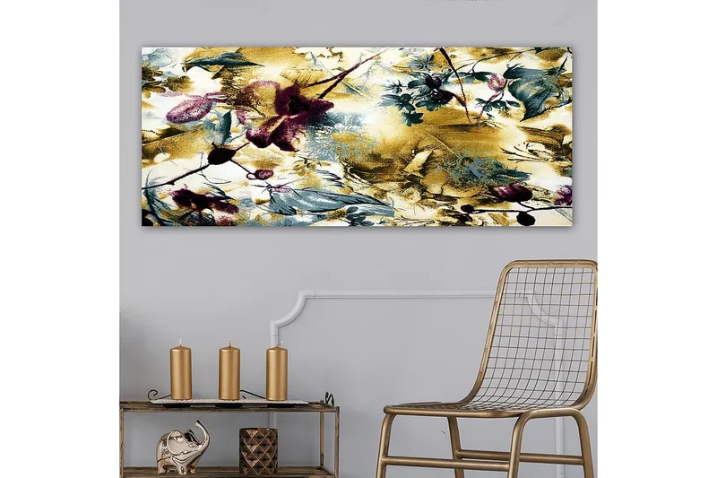 Canvastavla YTY Floral & Botanical Flerfärgad - 120x50 cm - Inredning & dekor - Tavlor & konst - Canvastavla
