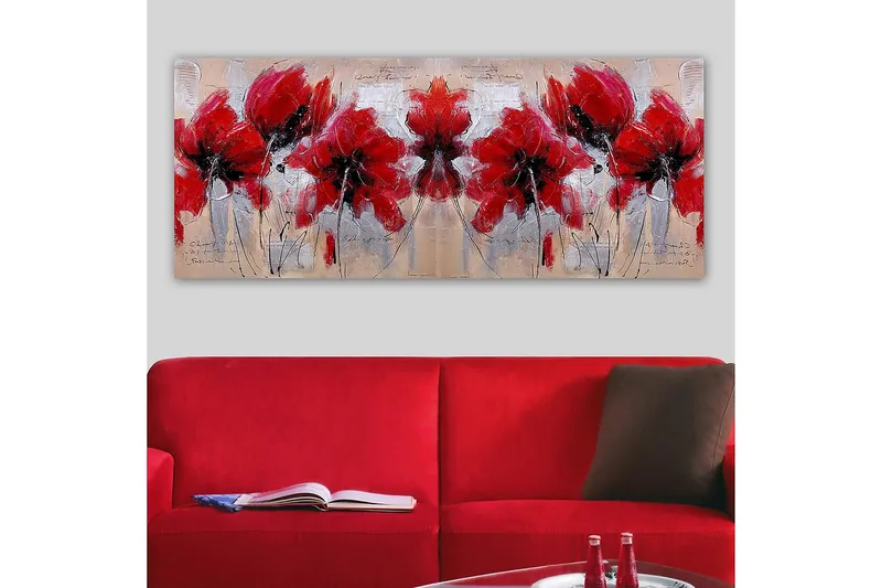 Canvastavla YTY Floral & Botanical Flerfärgad - 120x50 cm - Inredning & dekor - Tavlor & konst - Canvastavla