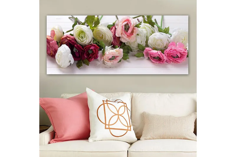 Canvastavla YTY Floral & Botanical Flerfärgad - 120x50 cm - Inredning & dekor - Tavlor & konst - Canvastavla