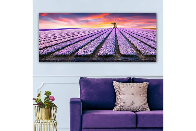 Canvastavla YTY Floral & Botanical Flerfärgad - 120x50 cm - Inredning & dekor - Tavlor & konst - Canvastavla