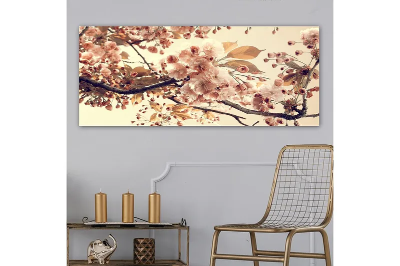 Canvastavla YTY Floral & Botanical Flerfärgad - 120x50 cm - Inredning & dekor - Tavlor & konst - Canvastavla