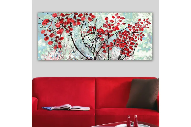 Canvastavla YTY Floral & Botanical Flerfärgad - 120x50 cm - Inredning & dekor - Tavlor & konst - Canvastavla