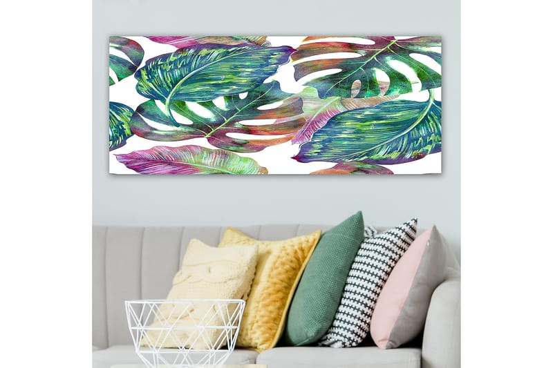 Canvastavla YTY Floral & Botanical Flerfärgad - 120x50 cm - Inredning & dekor - Tavlor & konst - Canvastavla