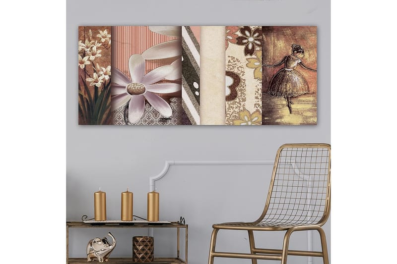 Canvastavla YTY Floral & Botanical Flerfärgad - 120x50 cm - Inredning & dekor - Tavlor & konst - Canvastavla
