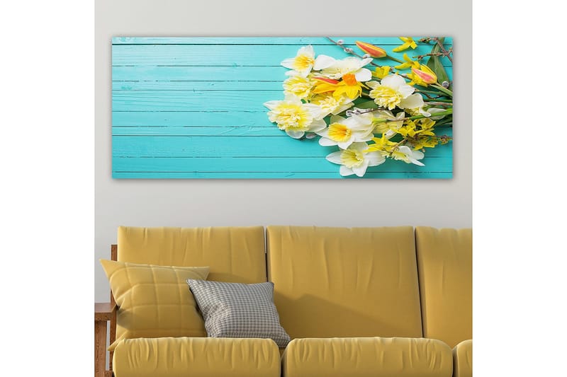 Canvastavla YTY Floral & Botanical Flerfärgad - 120x50 cm - Inredning & dekor - Tavlor & konst - Canvastavla