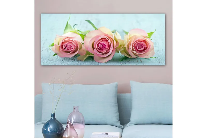 Canvastavla YTY Floral & Botanical Flerfärgad - 120x50 cm - Inredning & dekor - Tavlor & konst - Canvastavla