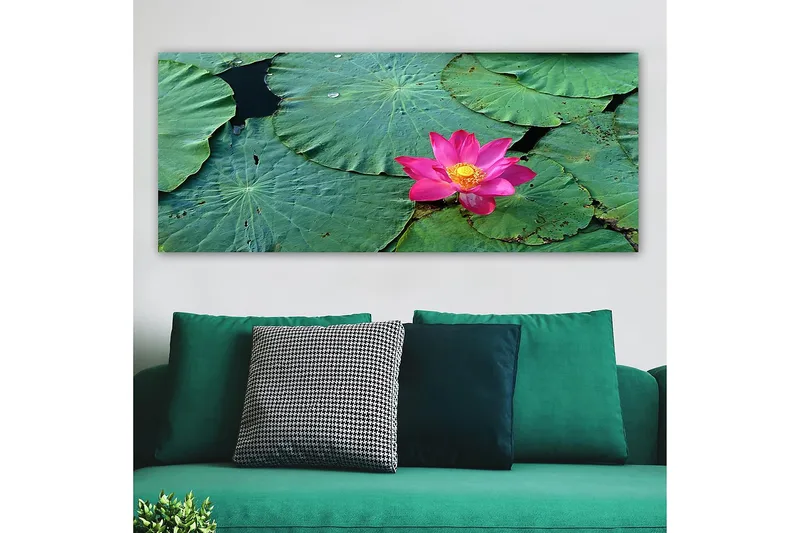 Canvastavla YTY Floral & Botanical Flerfärgad - 120x50 cm - Inredning & dekor - Tavlor & konst - Canvastavla