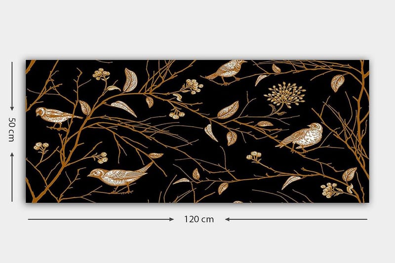 Canvastavla YTY Floral & Botanical Flerfärgad - 120x50 cm - Inredning & dekor - Tavlor & konst - Canvastavla