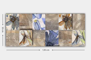 Canvastavla YTY Floral & Botanical Flerfärgad - 120x50 cm - Inredning & dekor - Tavlor & konst - Canvastavla