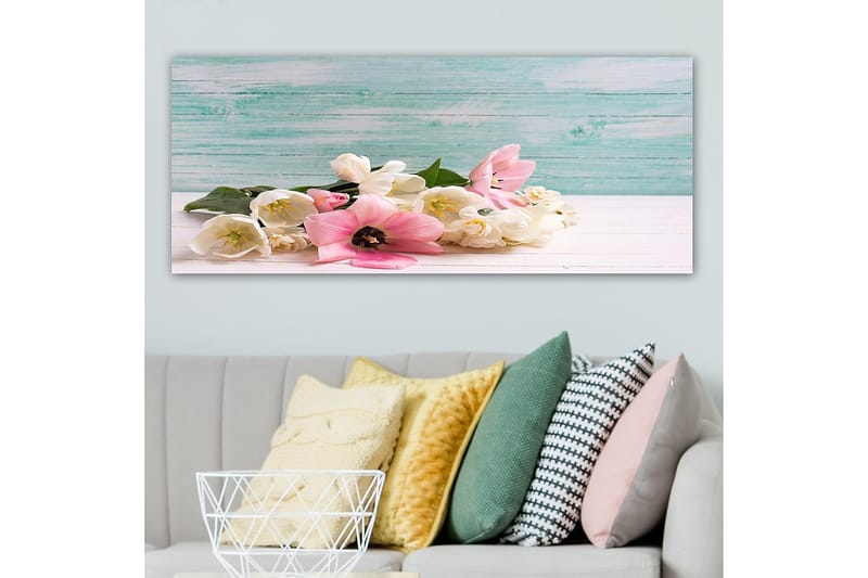 Canvastavla YTY Floral & Botanical Flerfärgad - 120x50 cm - Inredning & dekor - Tavlor & konst - Canvastavla