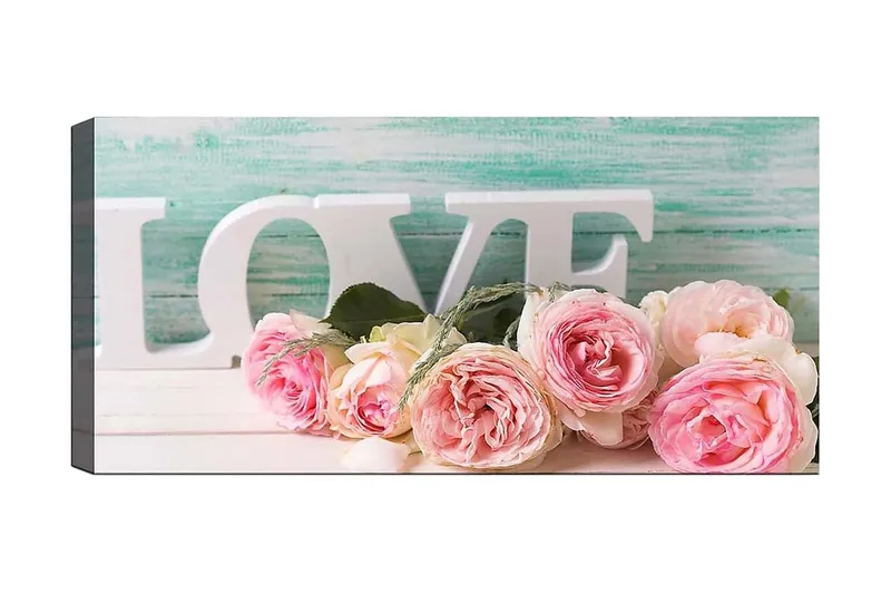 Canvastavla YTY Floral & Botanical Flerfärgad - 120x50 cm - Inredning & dekor - Tavlor & konst - Canvastavla