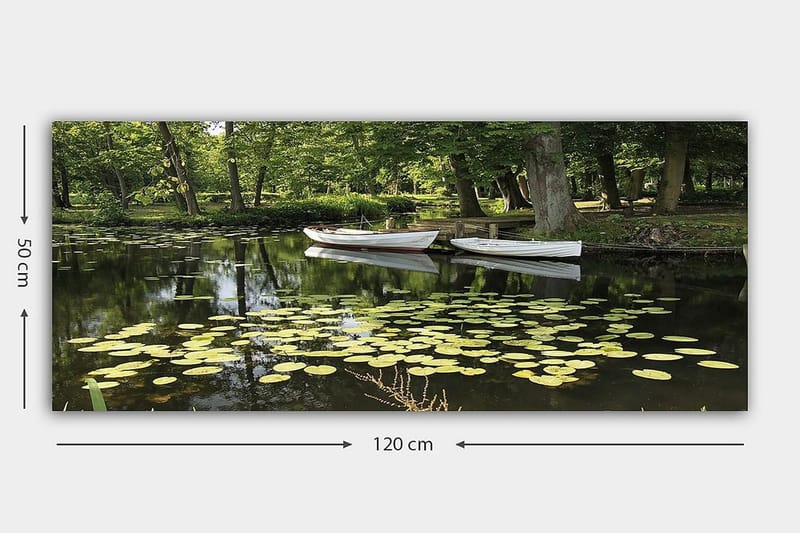 Canvastavla YTY Floral & Botanical Flerfärgad - 120x50 cm - Inredning & dekor - Tavlor & konst - Canvastavla