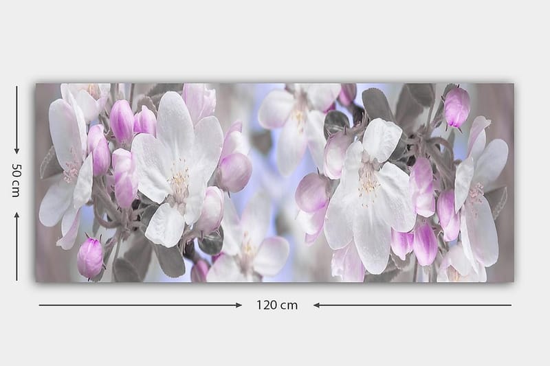 Canvastavla YTY Floral & Botanical Flerfärgad - 120x50 cm - Inredning & dekor - Tavlor & konst - Canvastavla