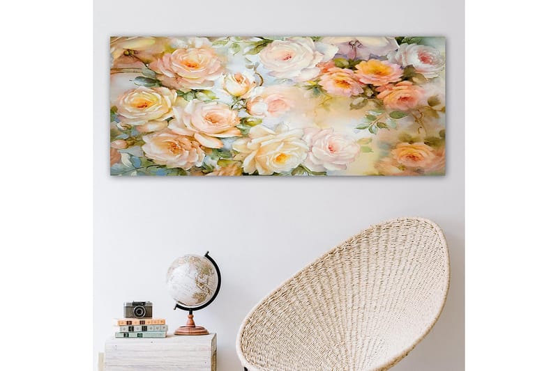 Canvastavla YTY Floral & Botanical Flerfärgad - 120x50 cm - Inredning & dekor - Tavlor & konst - Canvastavla