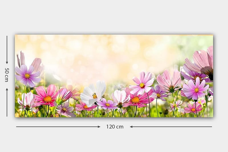 Canvastavla YTY Floral & Botanical Flerfärgad - 120x50 cm - Inredning & dekor - Tavlor & konst - Canvastavla