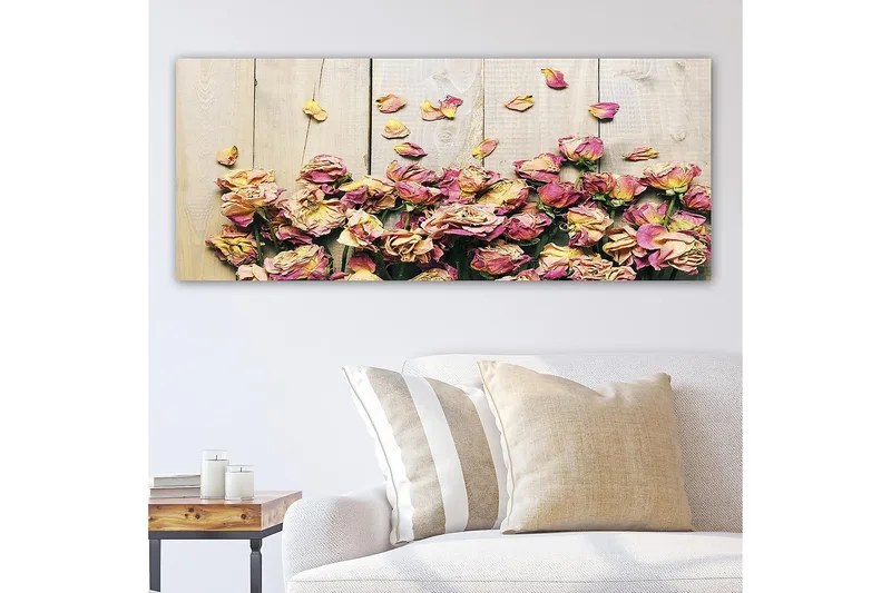 Canvastavla YTY Floral & Botanical Flerfärgad - 120x50 cm - Inredning & dekor - Tavlor & konst - Canvastavla