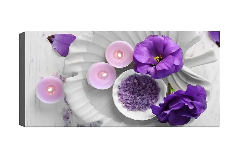 Canvastavla YTY Floral & Botanical Flerfärgad - 120x50 cm - Inredning & dekor - Tavlor & konst - Canvastavla