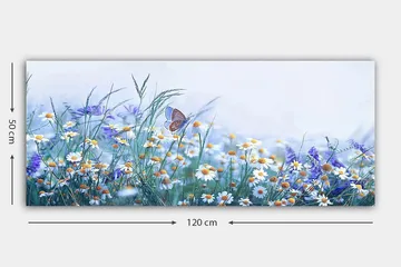 Canvastavla YTY Floral & Botanical Flerfärgad - 120x50 cm - Inredning & dekor - Tavlor & konst - Canvastavla