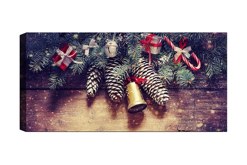 Canvastavla YTY Floral & Botanical Flerfärgad, 120x50 cm