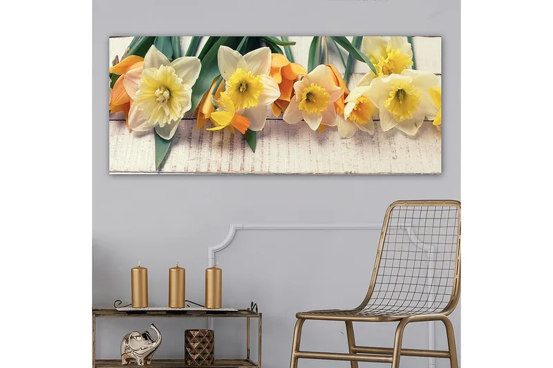 Canvastavla YTY Floral & Botanical Flerfärgad - 120x50 cm - Inredning & dekor - Tavlor & konst - Canvastavla