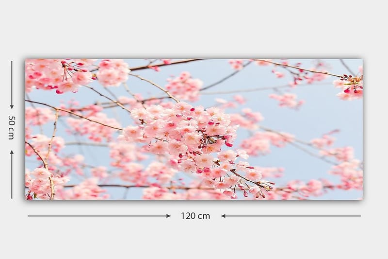 Canvastavla YTY Floral & Botanical Flerfärgad - 120x50 cm - Inredning & dekor - Tavlor & konst - Canvastavla