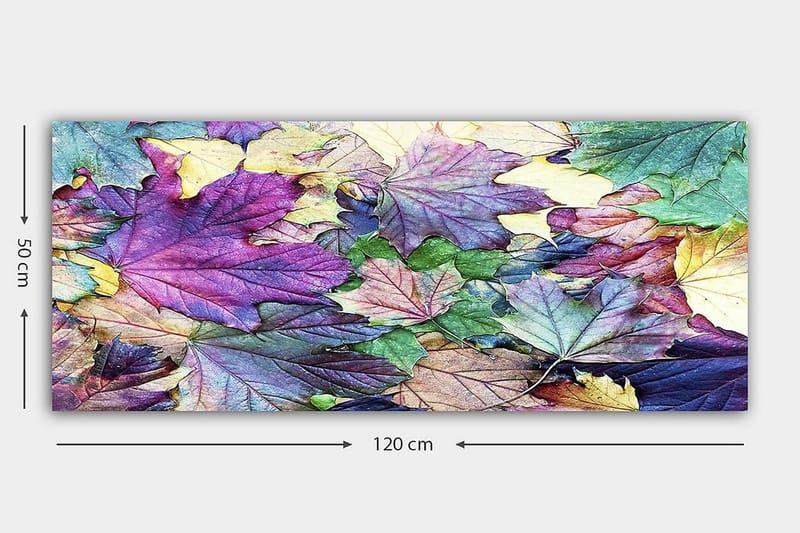 Canvastavla YTY Floral & Botanical Flerfärgad - 120x50 cm - Inredning & dekor - Tavlor & konst - Canvastavla