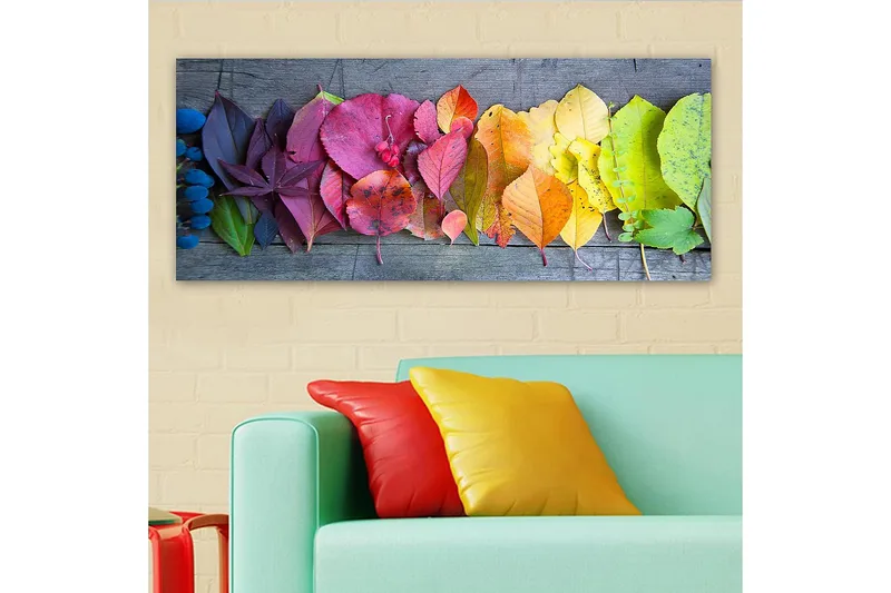 Canvastavla YTY Floral & Botanical Flerfärgad - 120x50 cm - Inredning & dekor - Tavlor & konst - Canvastavla