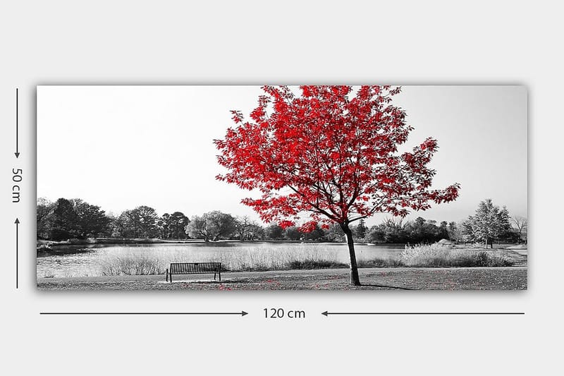 Canvastavla YTY Floral & Botanical Flerfärgad - 120x50 cm - Inredning & dekor - Tavlor & konst - Canvastavla