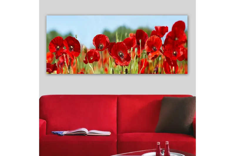 Canvastavla YTY Floral & Botanical Flerfärgad - 120x50 cm - Inredning & dekor - Tavlor & konst - Canvastavla