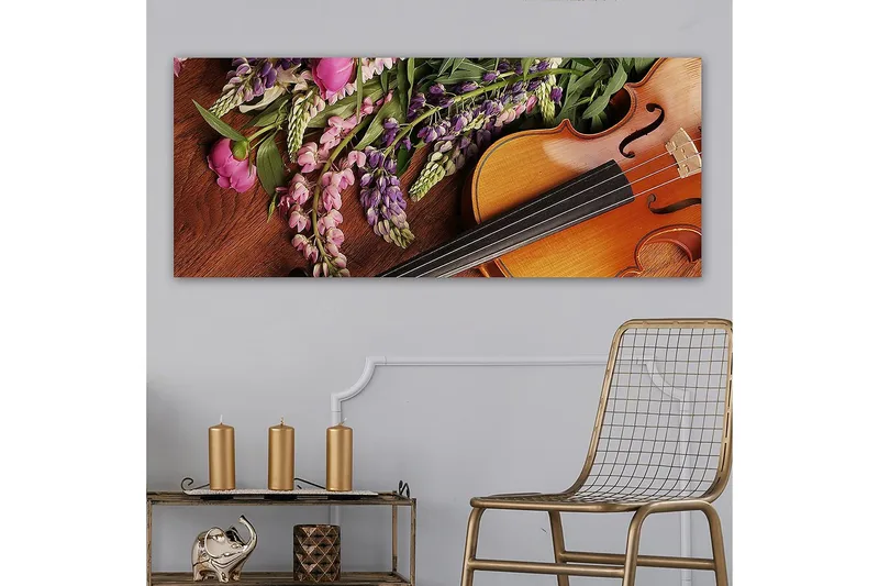 Canvastavla YTY Floral & Botanical Flerfärgad - 120x50 cm - Inredning & dekor - Tavlor & konst - Canvastavla
