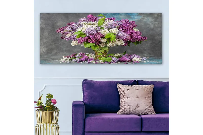 Canvastavla YTY Floral & Botanical Flerfärgad - 120x50 cm - Inredning & dekor - Tavlor & konst - Canvastavla