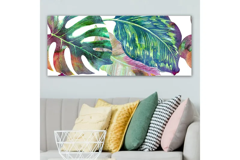 Canvastavla YTY Floral & Botanical Flerfärgad - 120x50 cm - Inredning & dekor - Tavlor & konst - Canvastavla