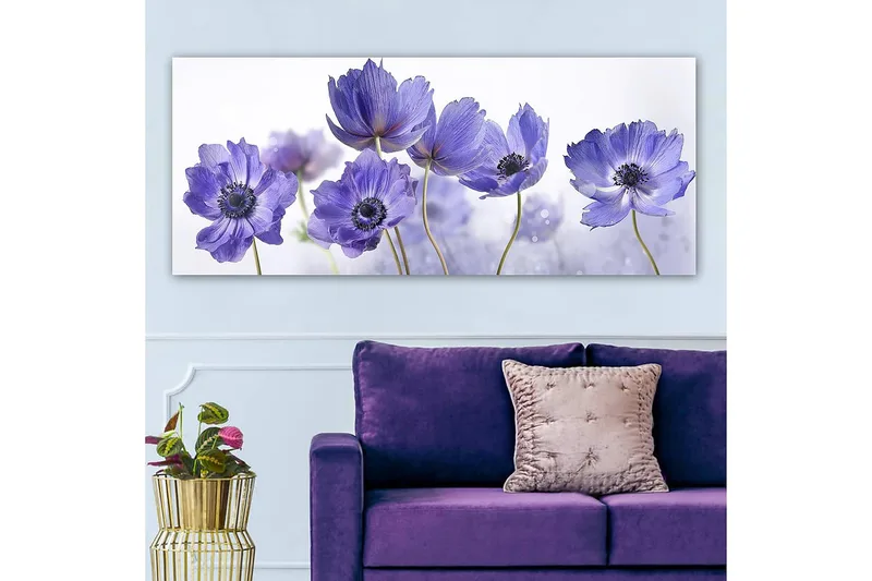 Canvastavla YTY Floral & Botanical Flerfärgad - 120x50 cm - Inredning & dekor - Tavlor & konst - Canvastavla
