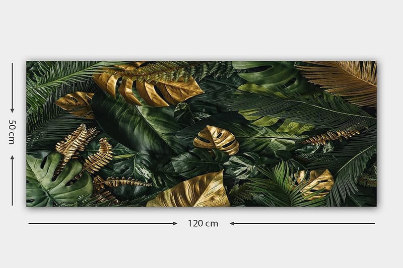 Canvastavla YTY Floral & Botanical Flerfärgad - 120x50 cm - Inredning & dekor - Tavlor & konst - Canvastavla