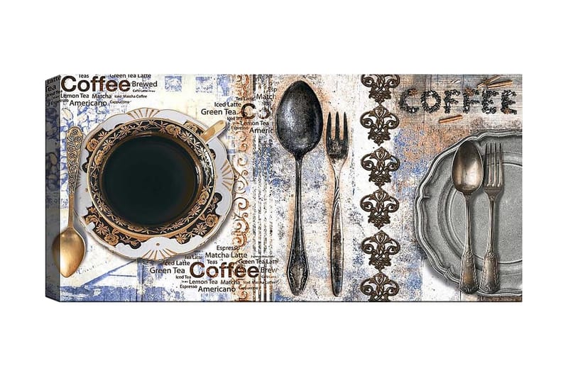 CANVASTAVLA YTY Food & Beverage Flerfärgad 120x50 cm